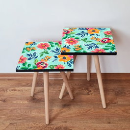 Hanah Home Mesas Nido Multicolor (2 Piezas)